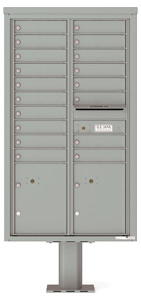 Florence 4C Pedestal 4C15D-18-P Silver Speck