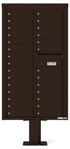 Florence 4C Pedestal 4C15D-28-P Dark Bronze