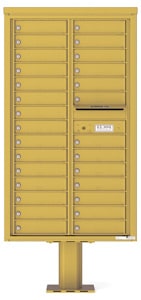 Florence 4C Pedestal 4C15D-28-P Gold Speck