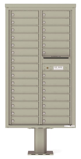 4C15D28-P Commercial 4C Pedestal Mailboxes