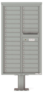Florence 4C Pedestal 4C15D-28-P Silver Speck