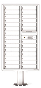 Florence 4C Pedestal 4C15D-28-P White