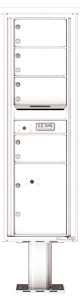 Florence 4C Pedestal 4C15S-04-P White