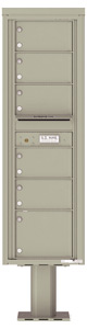 Florence 4C Pedestal 4C15S-06-P Postal Grey