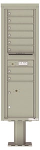 Florence 4C Pedestal 4C15S-08-P Postal Grey