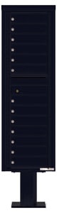 Florence 4C Pedestal 4C15S-13-P Black