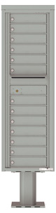 Florence 4C Pedestal 4C15S-13-P Silver Speck