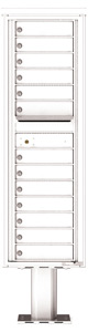 Florence 4C Pedestal 4C15S-13-P White