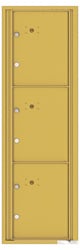 Florence 4C Mailboxes 4C15S-3P Gold Speck