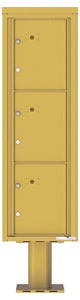 Florence 4C Pedestal 4C15S-3P-P Gold Speck
