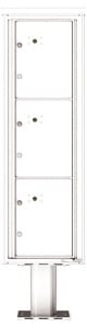 Florence 4C Pedestal 4C15S-3P-P White
