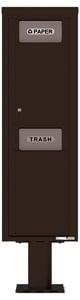 Florence 4C Pedestal 4C15S-BIN-P Dark Bronze