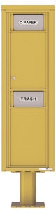 Florence 4C Pedestal 4C15S-BIN-P Gold Speck