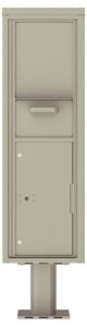 Florence 4C Pedestal 4C15S-HOP-P Postal Grey