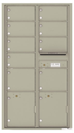 4C16D-09 Front Loading Private Use Commercial 4C Mailboxes Product Image