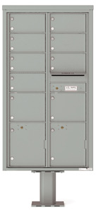Florence 4C Pedestal 4C16D-09-P Silver Speck