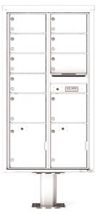 Florence 4C Pedestal 4C16D-09-P White