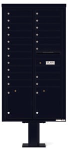 Florence 4C Pedestal 4C16D-19-P Black