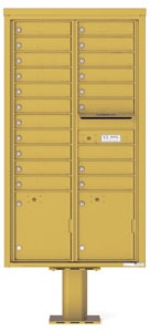 Florence 4C Pedestal 4C16D-19-P Gold Speck