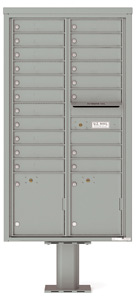 Florence 4C Pedestal 4C16D-19-P Silver Speck