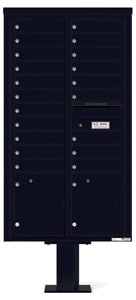 Florence 4C Pedestal 4C16D-20-P Black