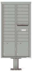 Florence 4C Pedestal 4C16D-20-P Silver Speck