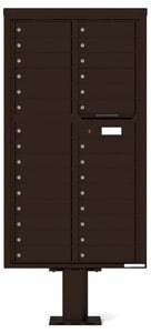 Florence 4C Pedestal 4C16D-29-P Dark Bronze