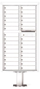Florence 4C Pedestal 4C16D-29-P White
