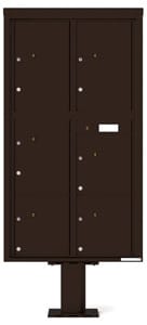 Florence 4C Pedestal 4C16D-6P-P Dark Bronze