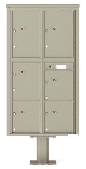 4C16D6P Parcel Lockers 4C Pedestal Mailboxes