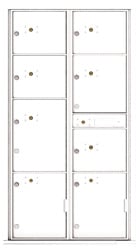 Florence 4C Mailboxes 4C16D-8P White