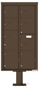 Florence 4C Pedestal 4C16D-8P-P Antique Bronze