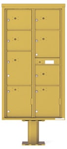Florence 4C Pedestal 4C16D-8P-P Gold Speck