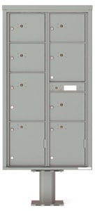 Florence 4C Pedestal 4C16D-8P-P Silver Speck