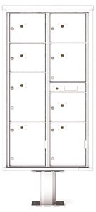 Florence 4C Pedestal 4C16D-8P-P White