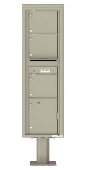4C16S03-P Commercial 4C Pedestal Mailboxes