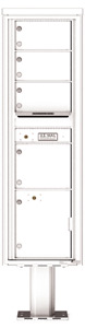 Florence 4C Pedestal 4C16S-04-P White