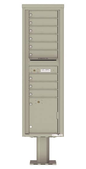 4C16S09-P Commercial 4C Pedestal Mailboxes