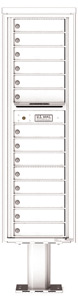 Florence 4C Pedestal 4C16S-14-P White