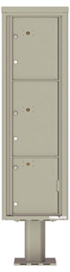 Florence 4C Pedestal 4C16S-3P-P Postal Grey
