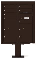 Florence 4C Pedestal 4CADD-07-P Dark Bronze