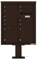 Florence 4C Pedestal 4CADD-09-P Dark Bronze