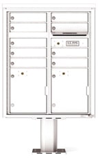 Florence 4C Pedestal 4CADD-09-P White