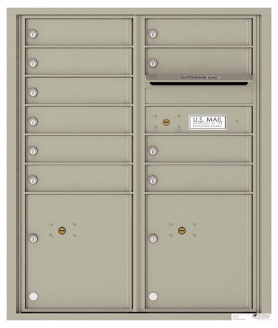 4CADD10 4C Horizontal Commercial Mailboxes