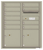 Florence 4C Mailboxes 4CADD-10 Postal Grey