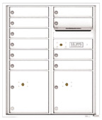 Florence 4C Mailboxes 4CADD-10 White