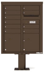Florence 4C Pedestal 4CADD-10-P Antique Bronze