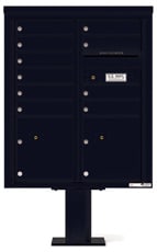 Florence 4C Pedestal 4CADD-10-P Black