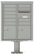 Florence 4C Pedestal 4CADD-10-P Silver Speck