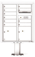 Florence 4C Pedestal 4CADD-10-P White